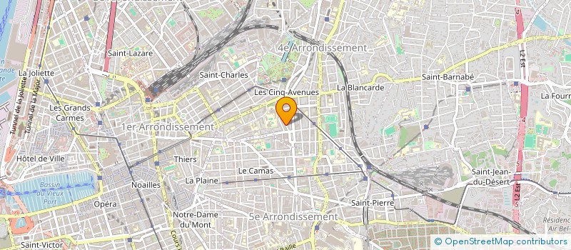 localisation de l'entreprise MONSIEUR FRANCK GREFFIN  MARSEILLE