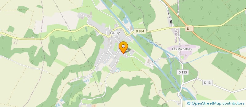 localisation de l'entreprise MONSIEUR FRANCK GREGOIRE  GUNY