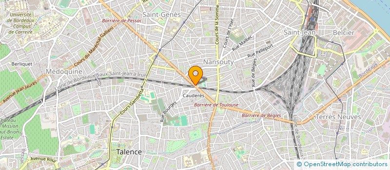 localisation de l'entreprise MONSIEUR FRANCK GRENIER  BORDEAUX