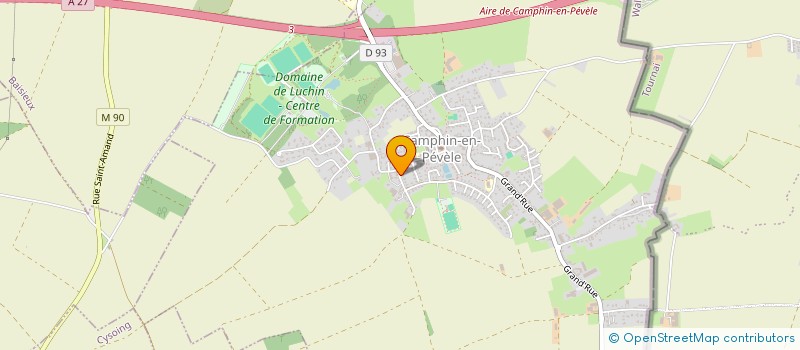 localisation de l'entreprise MONSIEUR FRANCK GRESSIER à CAMPHIN-EN-PEVELE