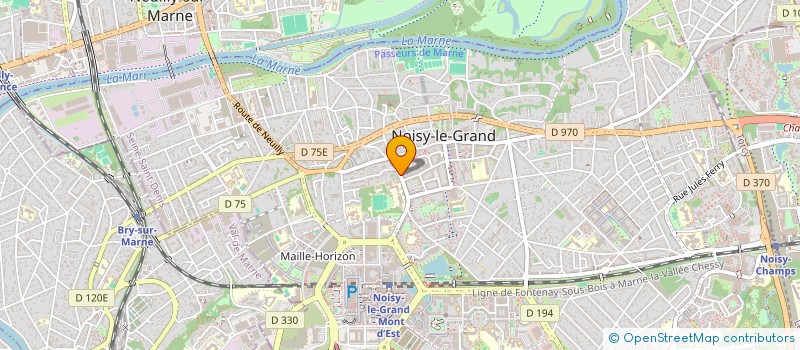 localisation de l'entreprise MONSIEUR FRANCK GRILLON  NOISY-LE-GRAND