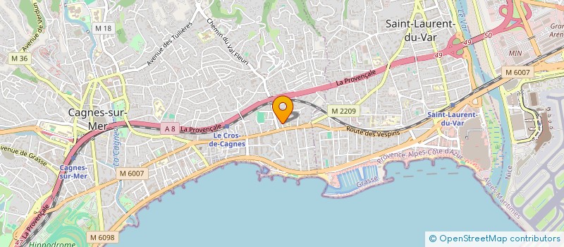 localisation de l'entreprise MONSIEUR FRANCK GRIMA  CAGNES-SUR-MER