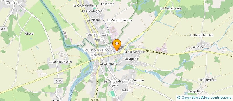 localisation de l'entreprise MONSIEUR FRANCK GRIMAULT à TOURNON-SAINT-MARTIN