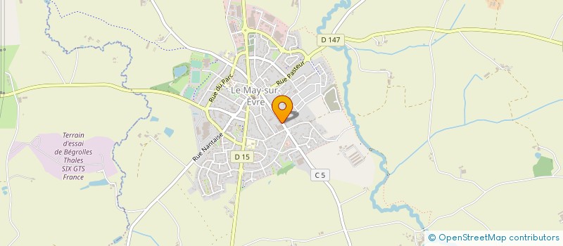 localisation de l'entreprise MONSIEUR FRANCK GUEMARD à LE MAY-SUR-EVRE