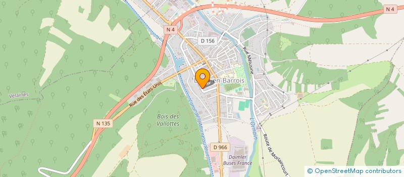 localisation de l'entreprise MONSIEUR FRANCK GUENON à LIGNY-EN-BARROIS