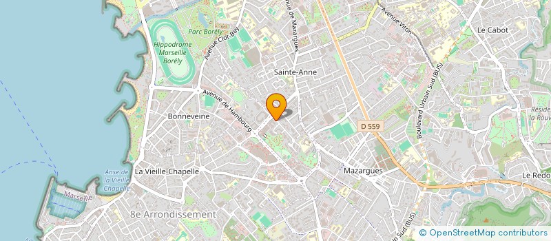 localisation de l'entreprise MONSIEUR FRANCK GUERBER à MARSEILLE