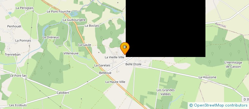 localisation de l'entreprise MONSIEUR FRANCK GUERIF  FEGREAC