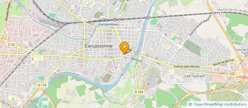 localisation de l'entreprise MONSIEUR FRANCK GUERIN à CARCASSONNE