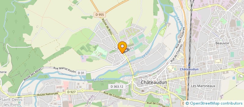 localisation de l'entreprise MONSIEUR FRANCK GUERIN à CHATEAUDUN