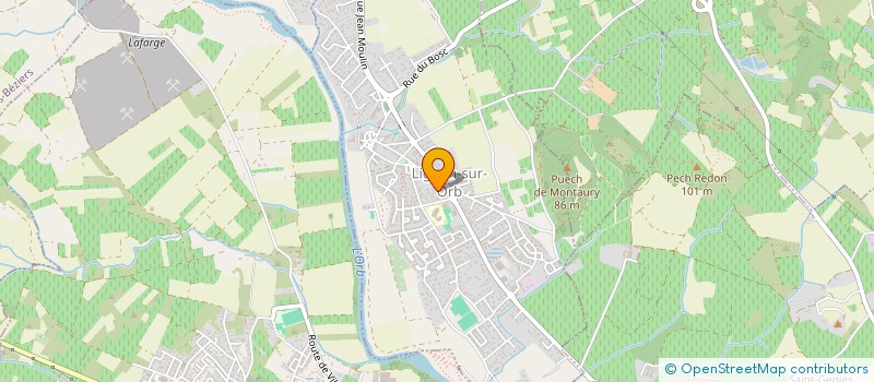 localisation de l'entreprise MONSIEUR FRANCK GUERIN  LIGNAN-SUR-ORB