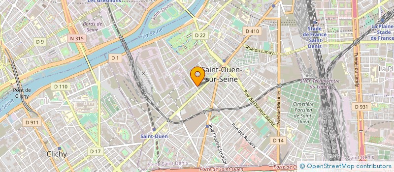 localisation de l'entreprise MONSIEUR FRANCK GUESBI à SAINT-OUEN-SUR-SEINE