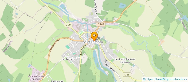 localisation de l'entreprise MONSIEUR FRANCK GUEZ à SAINT-FARGEAU
