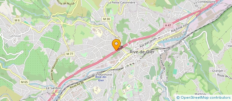 localisation de l'entreprise MONSIEUR FRANCK GUGLIELMI à RIVE-DE-GIER