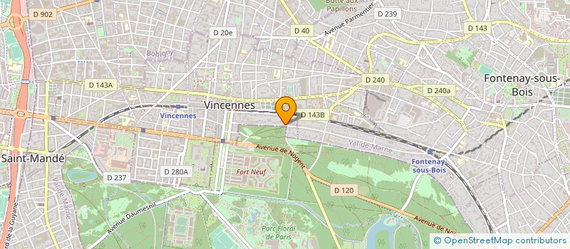 localisation de l'entreprise MONSIEUR FRANCK GUIDEZ à VINCENNES