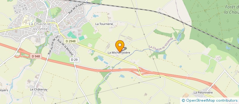 localisation de l'entreprise MONSIEUR FRANCK GUIGNARD à LA CHAIZE-LE-VICOMTE