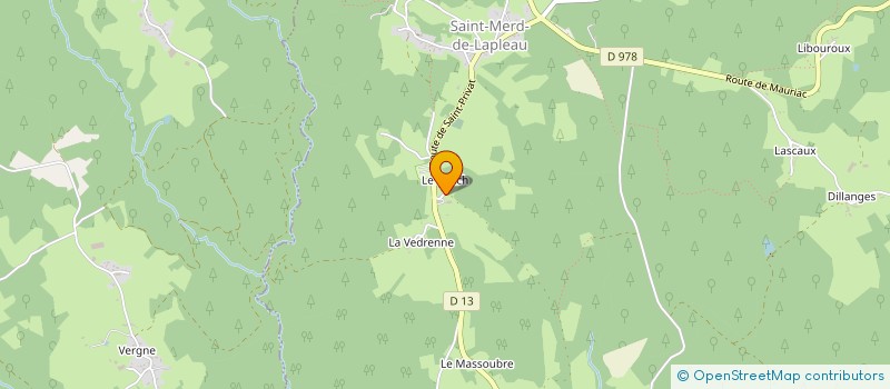 localisation de l'entreprise MONSIEUR FRANCK GUILBON  SAINT-MERD-DE-LAPLEAU