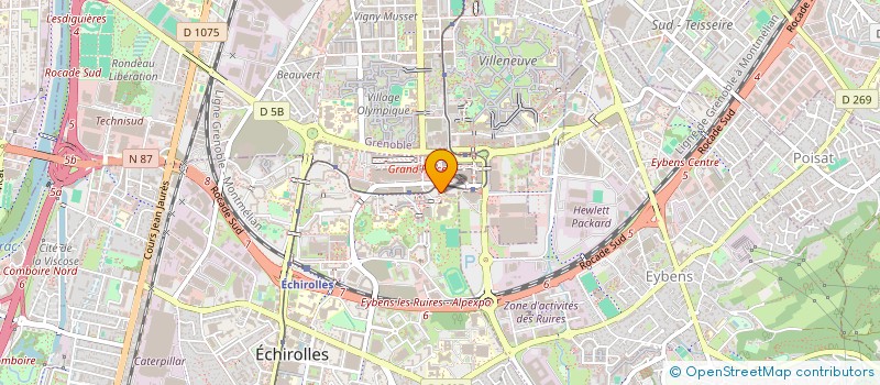 localisation de l'entreprise MONSIEUR FRANCK GUILLARD  ECHIROLLES
