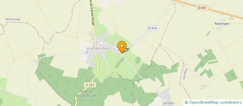 localisation de l'entreprise MONSIEUR FRANCK GUILLAUME  HONDEVILLIERS