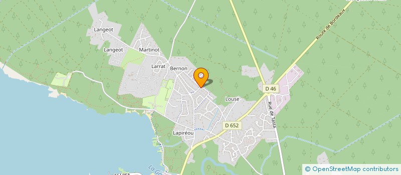 localisation de l'entreprise MONSIEUR FRANCK GUILLERMIER  SANGUINET