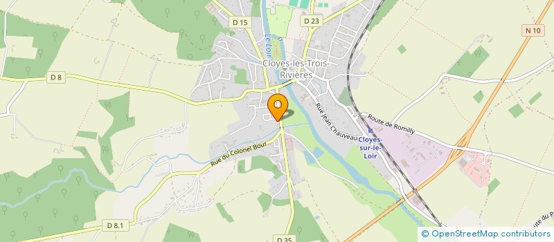 localisation de l'entreprise MONSIEUR FRANCK GUILLOT à CLOYES-LES-TROIS-RIVIERES