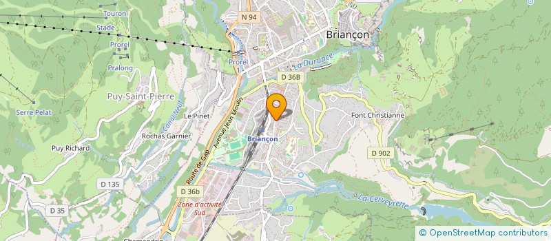 localisation de l'entreprise MONSIEUR FRANCK GUIONNET  BRIANCON