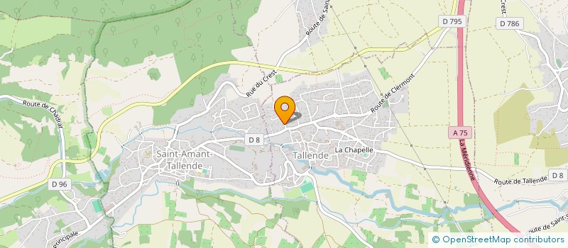 localisation de l'entreprise MONSIEUR FRANCK GUITTARD  TALLENDE