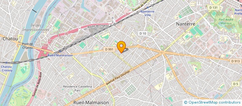 localisation de l'entreprise MONSIEUR FRANCK GUITTET  NANTERRE