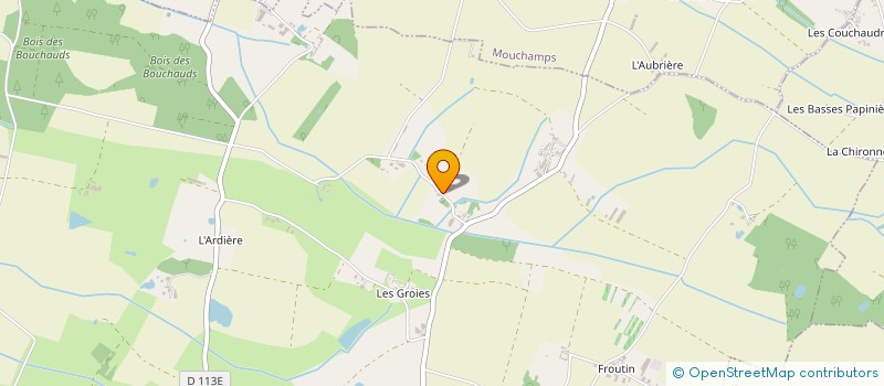 localisation de l'entreprise MONSIEUR FRANCK GUITTON  SAINT-GERMAIN-DE-PRINCAY