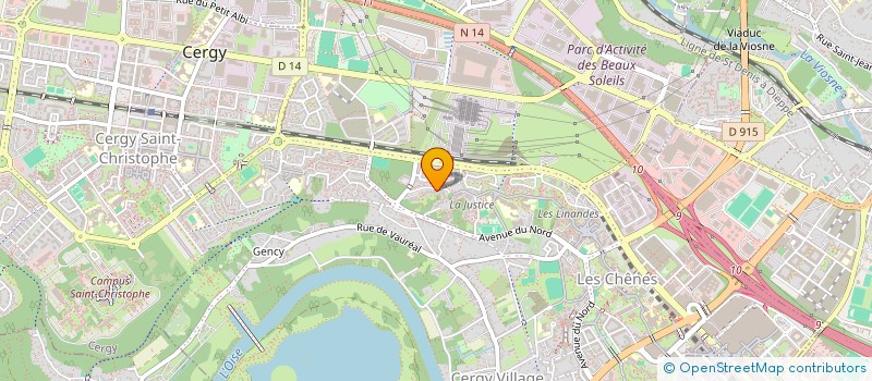 localisation de l'entreprise MONSIEUR FRANCK GUIZELIN  CERGY