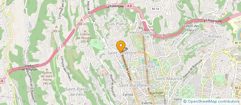 localisation de l'entreprise MONSIEUR FRANCK GUTIERREZ à NICE