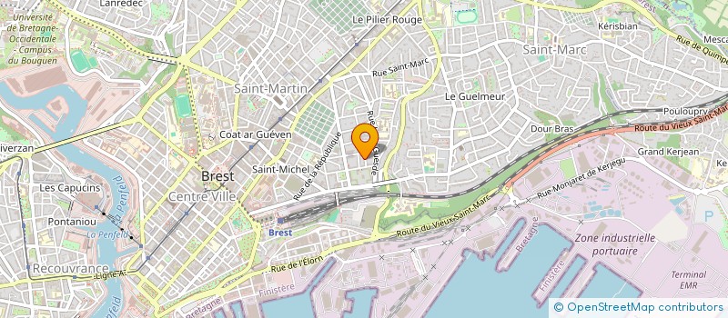 localisation de l'entreprise MONSIEUR FRANCK GUY à BREST