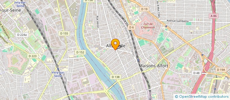 localisation de l'entreprise MONSIEUR FRANCK HAIDUC à ALFORTVILLE