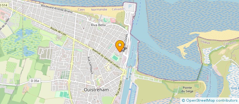 localisation de l'entreprise MONSIEUR FRANCK HAMEL  OUISTREHAM