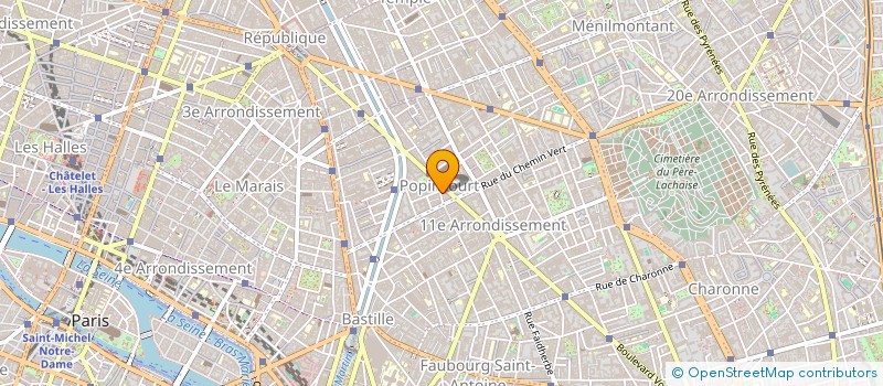 localisation de l'entreprise MONSIEUR FRANCK HAMOUM  PARIS