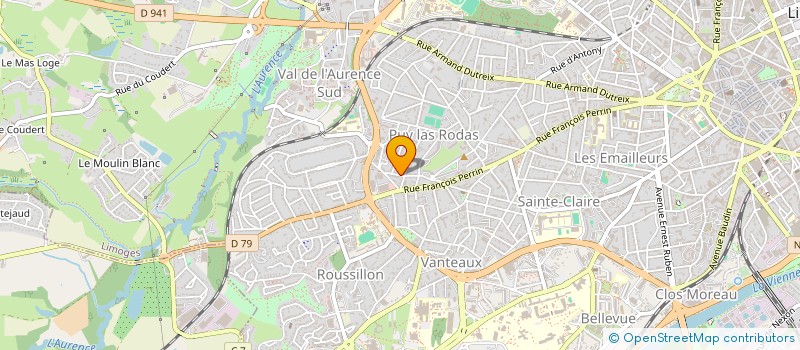 localisation de l'entreprise MONSIEUR FRANCK HAMSA à LIMOGES