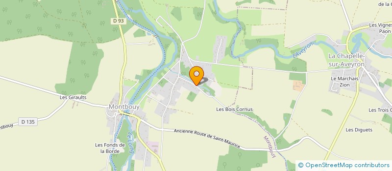 localisation de l'entreprise MONSIEUR FRANCK HANNIER à MONTBOUY