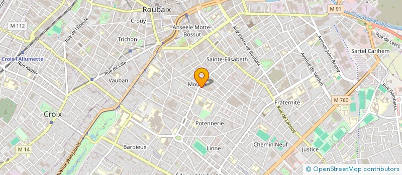 localisation de l'entreprise MONSIEUR FRANCK HANON  ROUBAIX