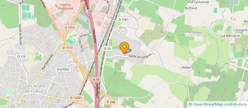 localisation de l'entreprise MONSIEUR FRANCK HAYS  SAINT-ANDRE-DE-CUBZAC