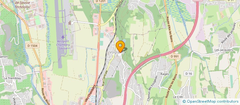 localisation de l'entreprise MONSIEUR FRANCK HEILLETTE  VOGLANS