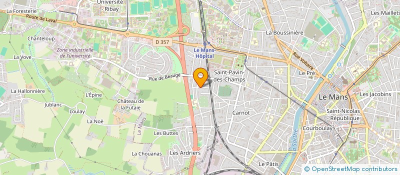 localisation de l'entreprise MONSIEUR FRANCK HELLEC  LE MANS