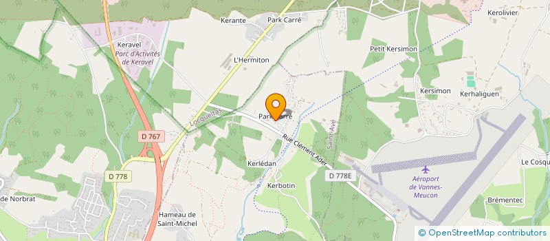 localisation de l'entreprise MONSIEUR FRANCK HENRY  SAINT-AVE