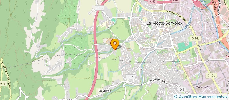 localisation de l'entreprise MONSIEUR FRANCK HENRY  LA MOTTE-SERVOLEX