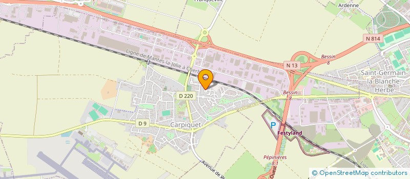 localisation de l'entreprise MONSIEUR FRANCK HERBERT  CARPIQUET