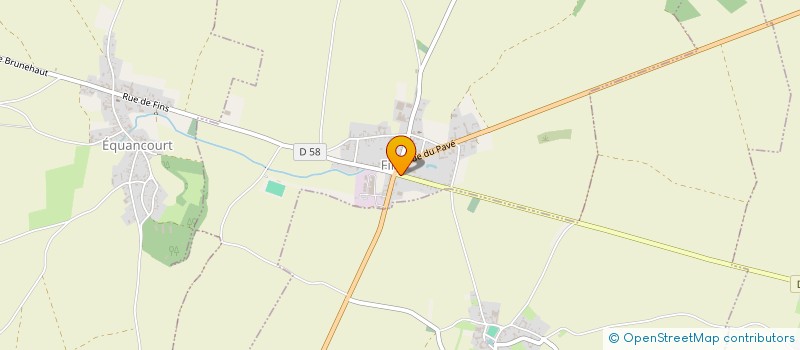 localisation de l'entreprise MONSIEUR FRANCK HERBIN  FINS