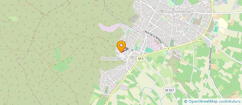 localisation de l'entreprise MONSIEUR FRANCK HERMITTE  COURNONSEC