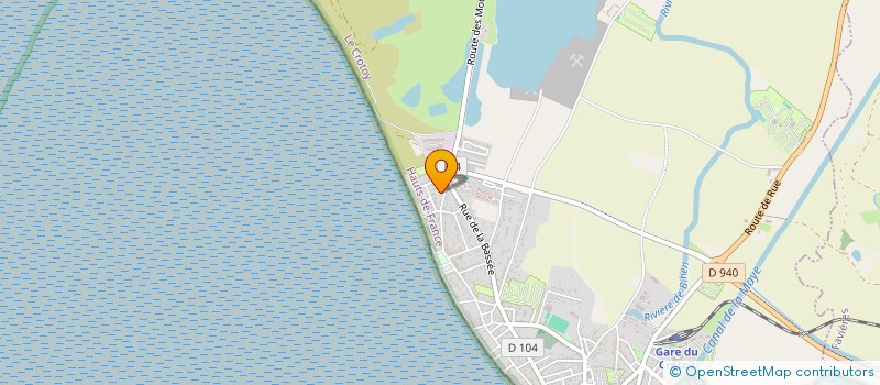 localisation de l'entreprise MONSIEUR FRANCK HERVET à LE CROTOY