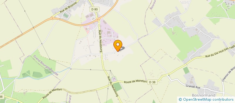 localisation de l'entreprise MONSIEUR FRANCK HEURTEAUX  GRAND BOURGTHEROULDE