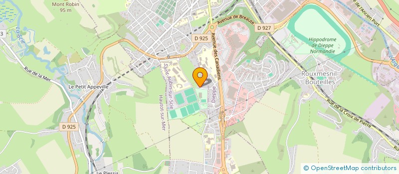 localisation de l'entreprise MONSIEUR FRANCK HIBON  SAINT-AUBIN-SUR-SCIE