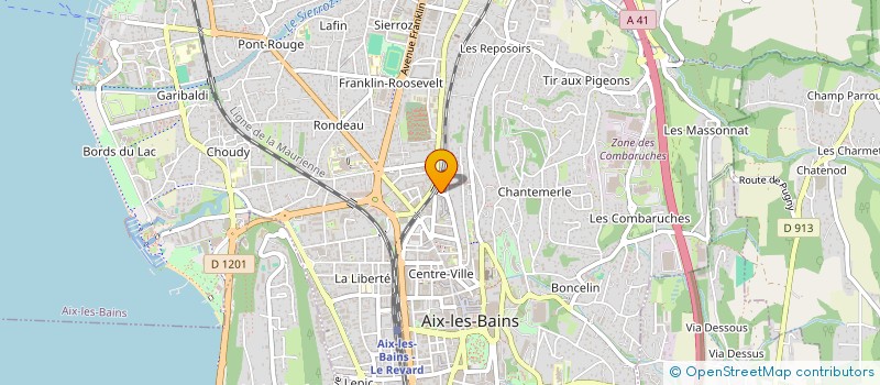 localisation de l'entreprise MONSIEUR FRANCK HIGI  AIX-LES-BAINS