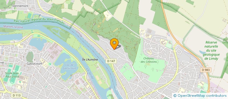 localisation de l'entreprise MONSIEUR FRANCK HILBERT  LIMAY